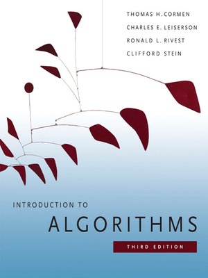 cover image of Introduction to Algorithms